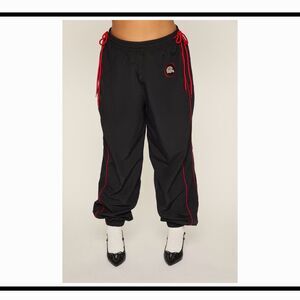 Forever 21 San Francisco 49ers Black Windbreaker Joggers NFL Pants Large